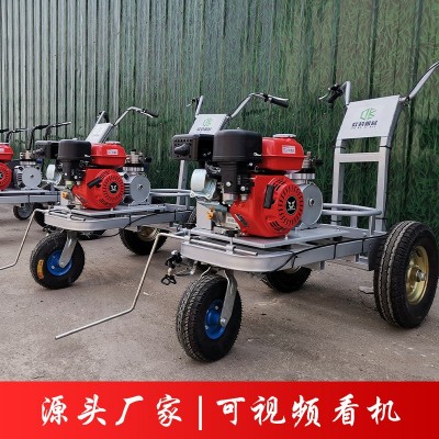 冷喷划线机厂家马路油漆画线机小型单枪标线机手推式道路划线车 1部图3
