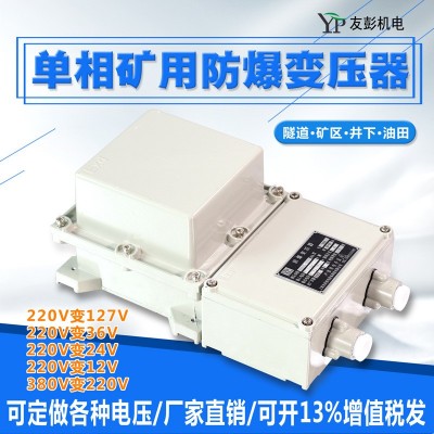 矿用行灯照明单相防爆变压器BBK-1KVA2KW660V380变2 20V127V36V24V